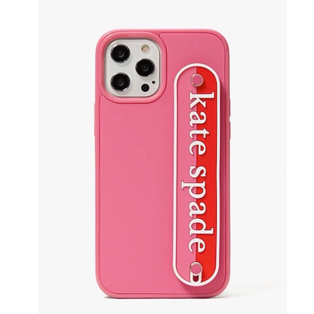 Kate Spade ♠️ Logo Strap iPhone 12 Pro Max Case ✨